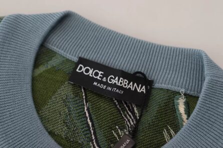 Jungle Wool Silk Pullover Logo Sweater - Image 2