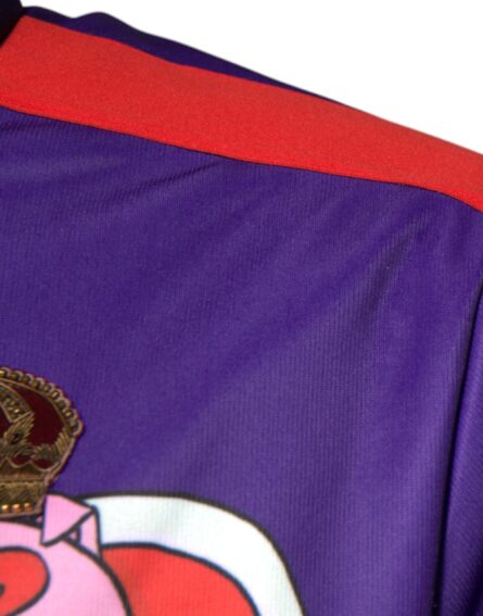 Purple Year Of The Pig Full Zip Bomber Sweater - Image 4