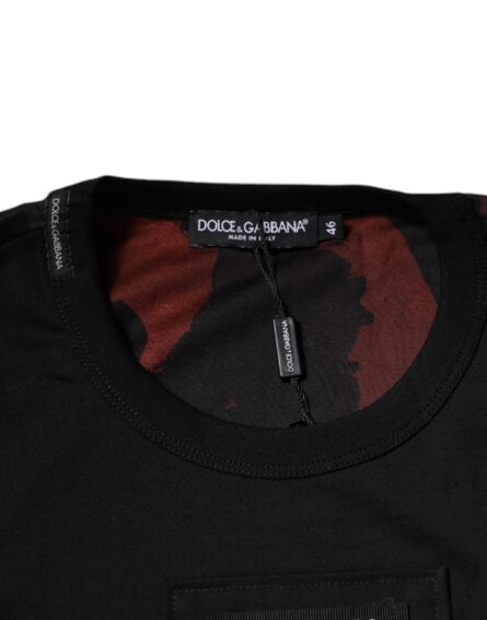 Multicolor Camouflage Crew Neck T-shirt - Image 5