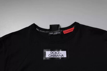 Black #DGMILLENNIALS Cotton Crew Neck T-shirt - Image 5