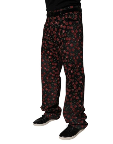 Black Cherry Cotton Straight Men Denim Jeans - Image 3