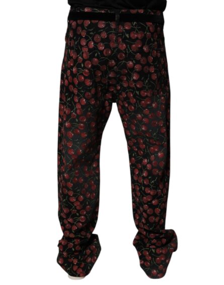 Black Cherry Cotton Straight Men Denim Jeans - Image 4