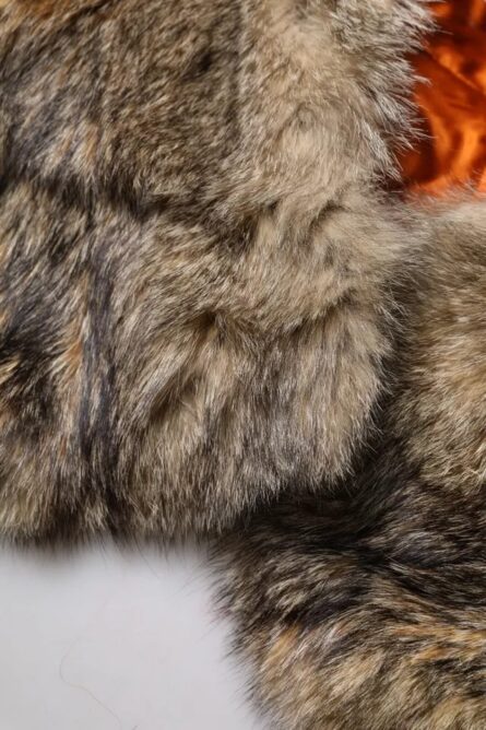 Brown Fur Shoulder Collar Neck Wrap Scarf - Image 4