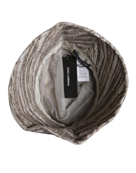 Multicolor Stripes Cotton Bucket Cap - Image 5