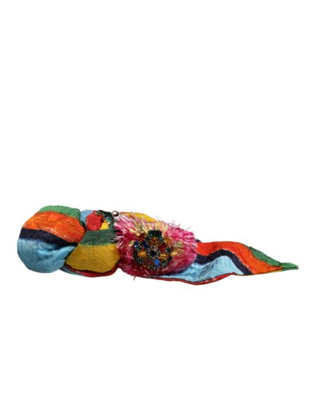 Multicolor Floral Crystal Embellished Diadem Headband - Image 5