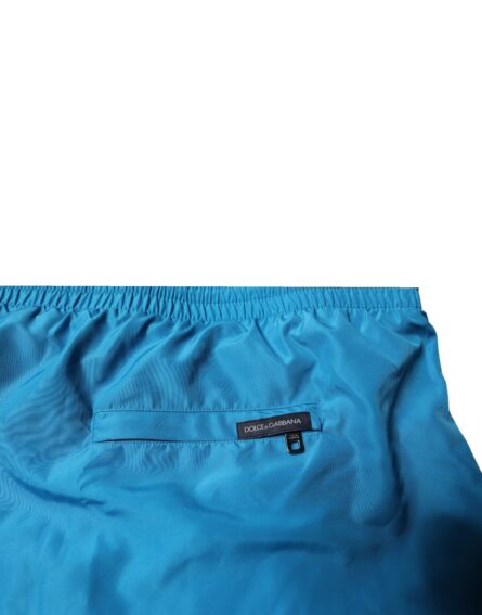 Turquoise Logo Beachwear Shorts 2Pc Swimwear - Image 4