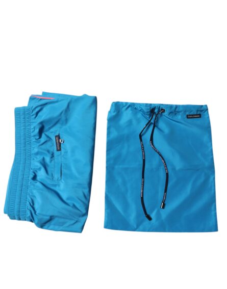 Turquoise Logo Beachwear Shorts 2Pc Swimwear - Image 6