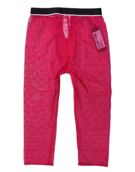Fuchsia DG Logo Nylon Cropped Tights Underwear - Image 4