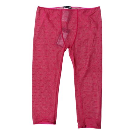 Fuchsia Logo Lace Lingerie Cropped Tight Underwear - Image 3