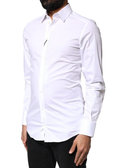 White GOLD Cotton Long Sleeves Dress Shirt - Image 2