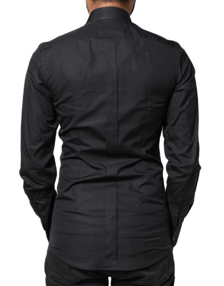 Black Love Embroidery GOLD Formal Dress Shirt - Image 3