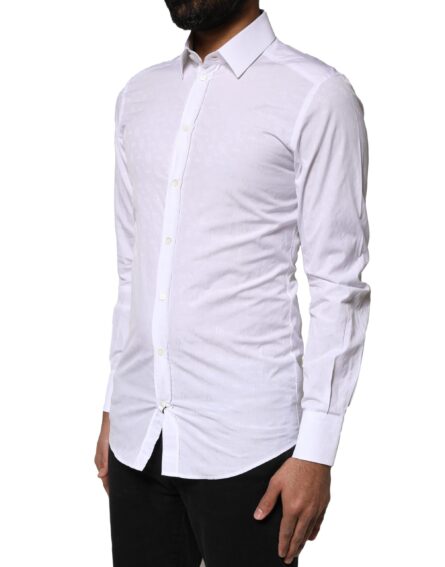 White GOLD Cotton Long Sleeves Dress Shirt - Image 2