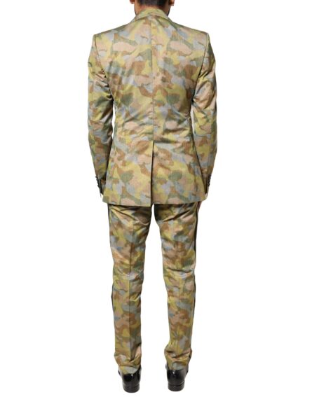 Multicolor Camouflage SICILIA 3 Piece Suit - Image 4