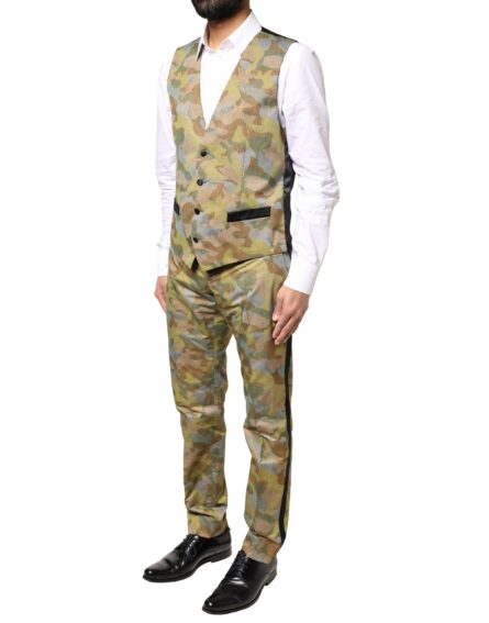Multicolor Camouflage SICILIA 3 Piece Suit - Image 6