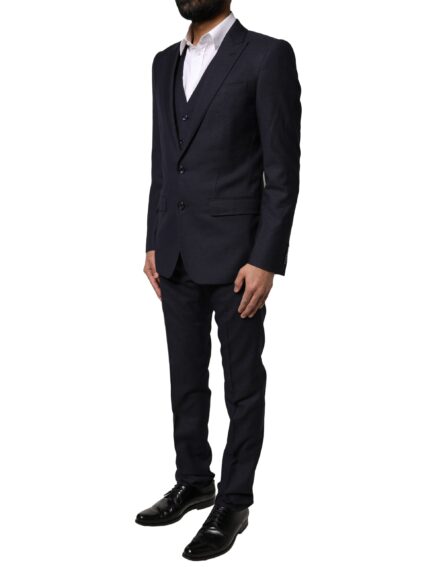 Black Fantasy MARTINI 3 Piece Formal Suit - Image 3