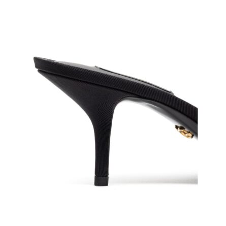 Black Cotton Mules - Image 5