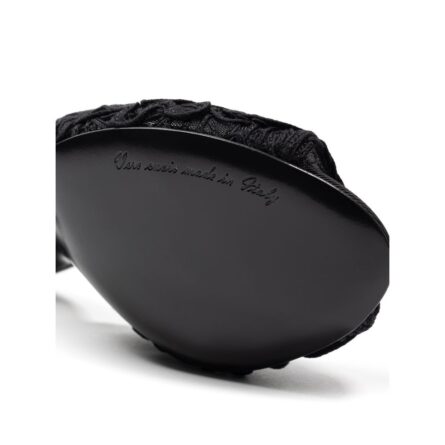 Black Cotton Mules - Image 6