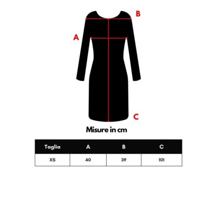 Black Wool Long Dress - Image 4