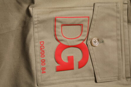 Dark Khaki Cotton Tapered Pants - Image 6