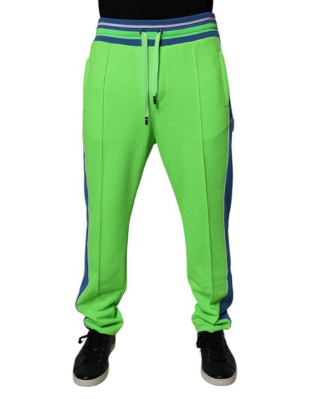 Green Blue Jogger Sweatpants Pants - Image 2