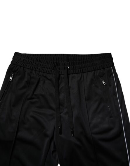 Black Polyester Men Jogger Sweatpants Pants - Image 5