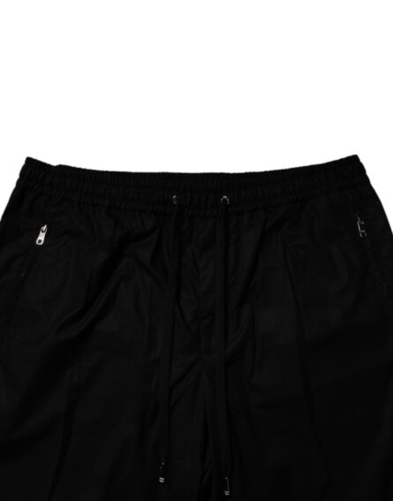 Black Cotton Men Jogger Sweatpants Pants - Image 5