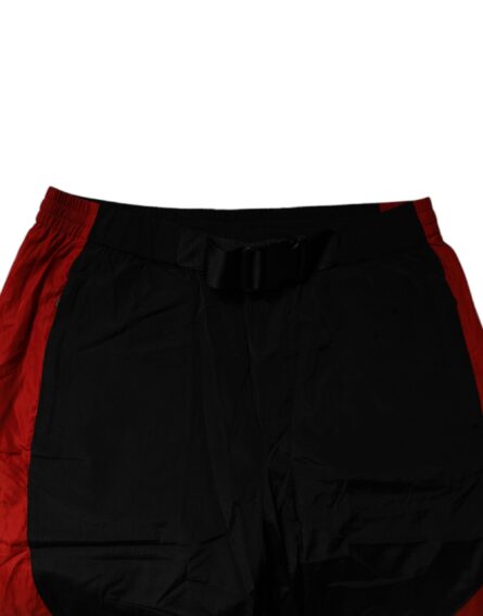 Black Red Leopard Jogger Sweatpants Pants - Image 5