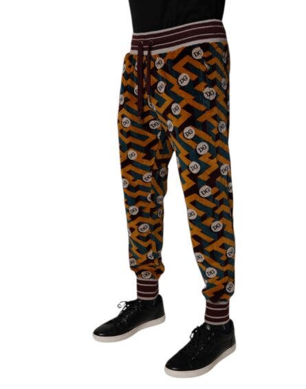 Multicolor Logo Monogram Jogger Sweatpants Pants - Image 3