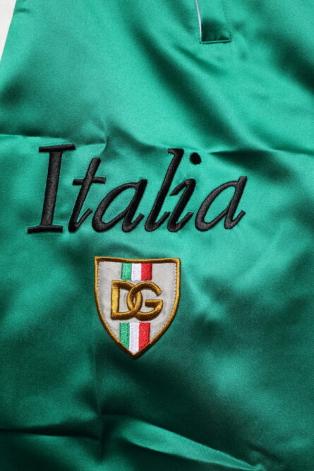 Multicolor Italia Polyester Bermuda Shorts - Image 6