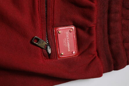 Maroon Rip Style Bermuda Sweatshorts Shorts - Image 6