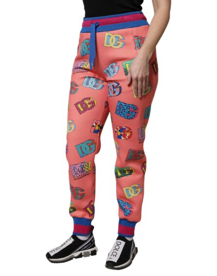 Pink Logo Monogram Jogger Sweatpants Pants - Image 3
