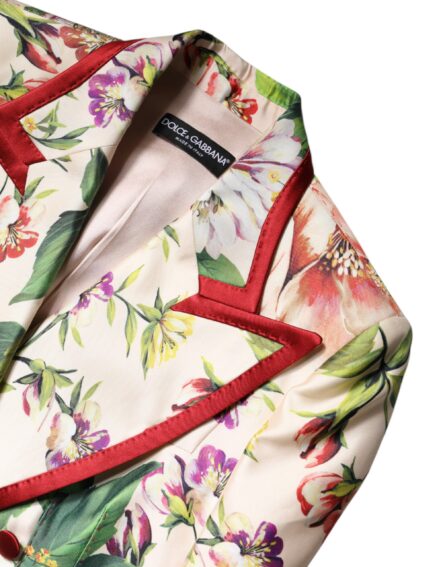 Multicolor Floral Double Breasted Jacket - Image 6