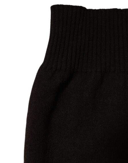 Brown Cashmere Knitted Neck Warmer Foulard Scarf - Image 3