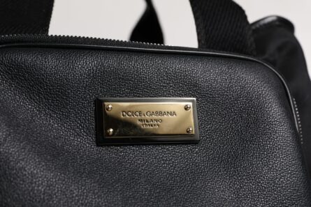 Black Shoulder Strap Pet Carry Logo Plaque Bag - Image 3