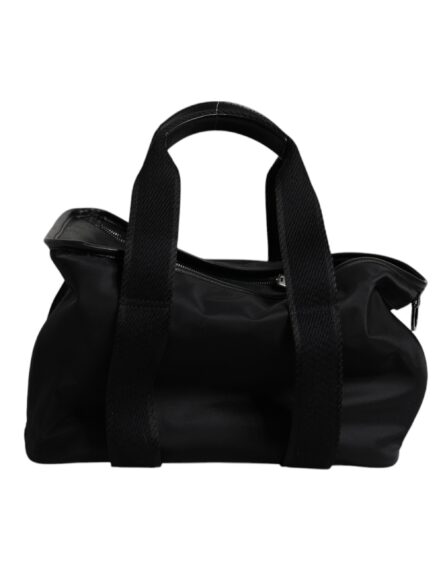 Black Shoulder Strap Pet Carry Logo Plaque Bag - Image 5