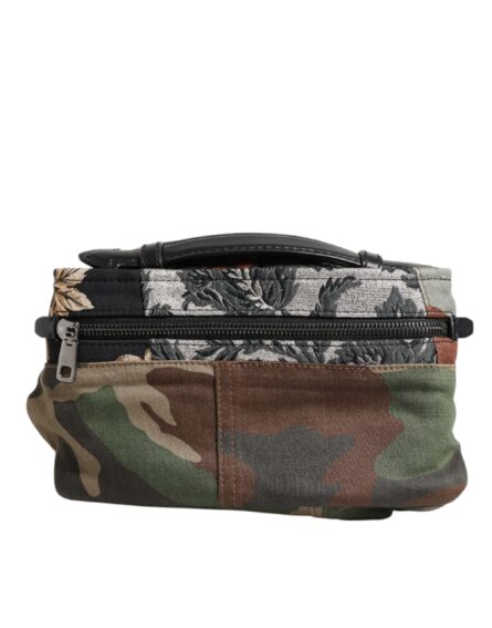 Multicolor Camouflage Patchwork Logo Waist Fanny Pack Bag - Image 5