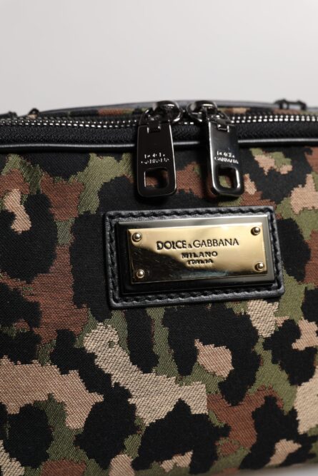 Multicolor Leopard DG Logo Belt Waist Fanny Pack Bag - Image 6