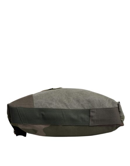 Military Green Patchwork Rucksack Backpack Bag - Image 7