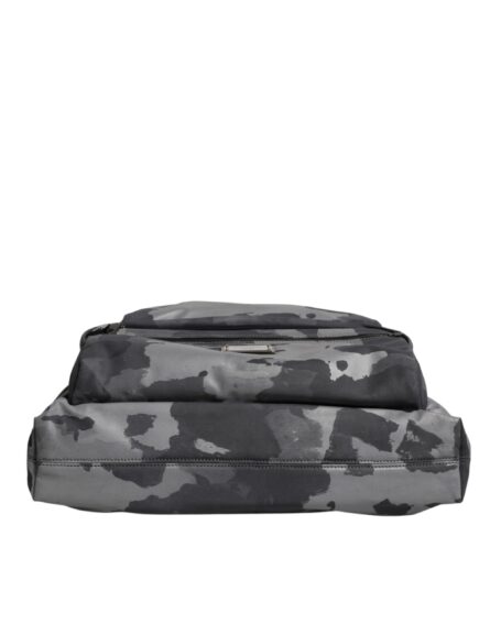 Black Camouflage Shoulder Strap Logo Plaque Bag - Image 6