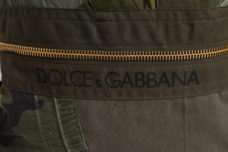 Military Green Patchwork Rucksack Backpack Bag - Image 3