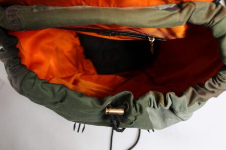 Military Green Patchwork Travel Backpack Bag - Image 7