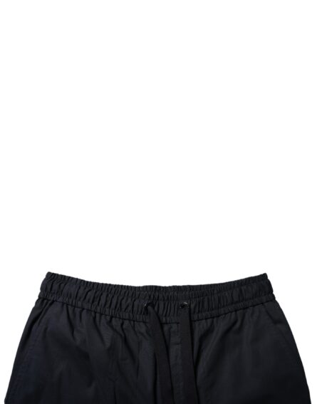 Black Cotton Sweatshorts Men Bermuda Shorts - Image 5
