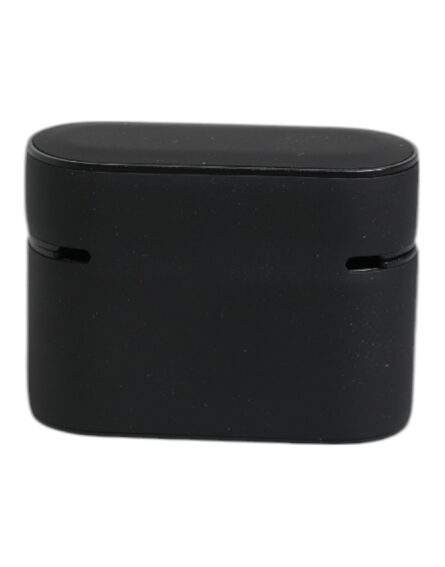 Black Orange Silicone Embossed Logo Airpods Case - Image 8