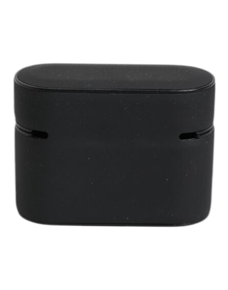 Black Orange Silicone Embossed Logo Airpods Case - Image 8