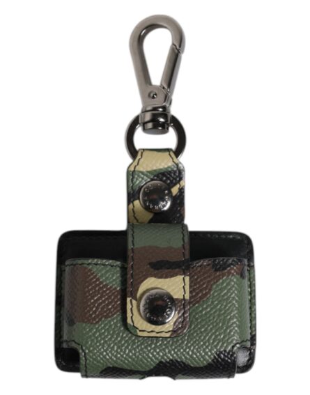 Multicolor Camouflage Leather Airpods Case - Image 5