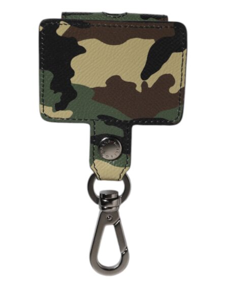 Multicolor Camouflage Leather Airpods Case - Image 7