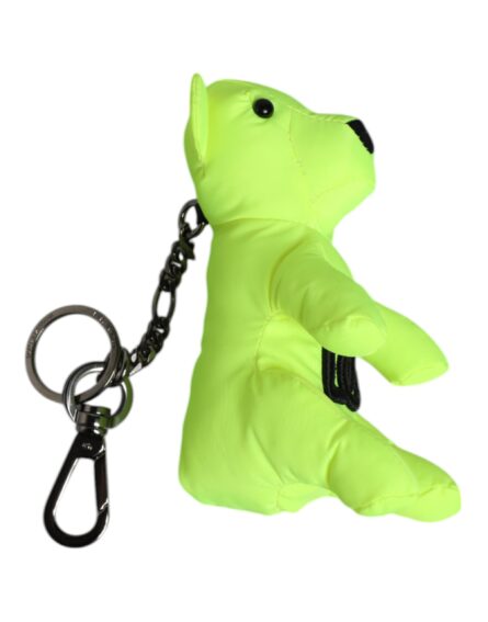 Green Bear Embroidered Logo Keychain Clasp Keyring - Image 3