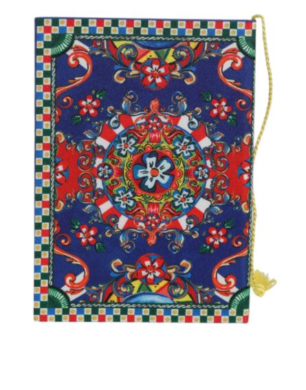 Multicolor Polyester Carretto Siciliano Print Notebook - Image 10