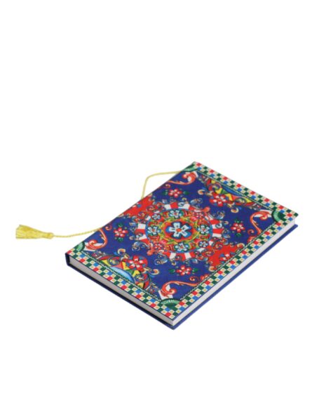 Multicolor Polyester Carretto Siciliano Print Notebook - Image 5