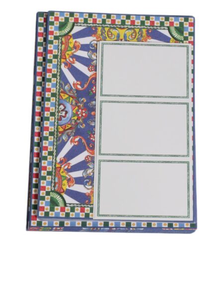 Multicolor Carretto Siciliano Envelope Post Card Holder - Image 4